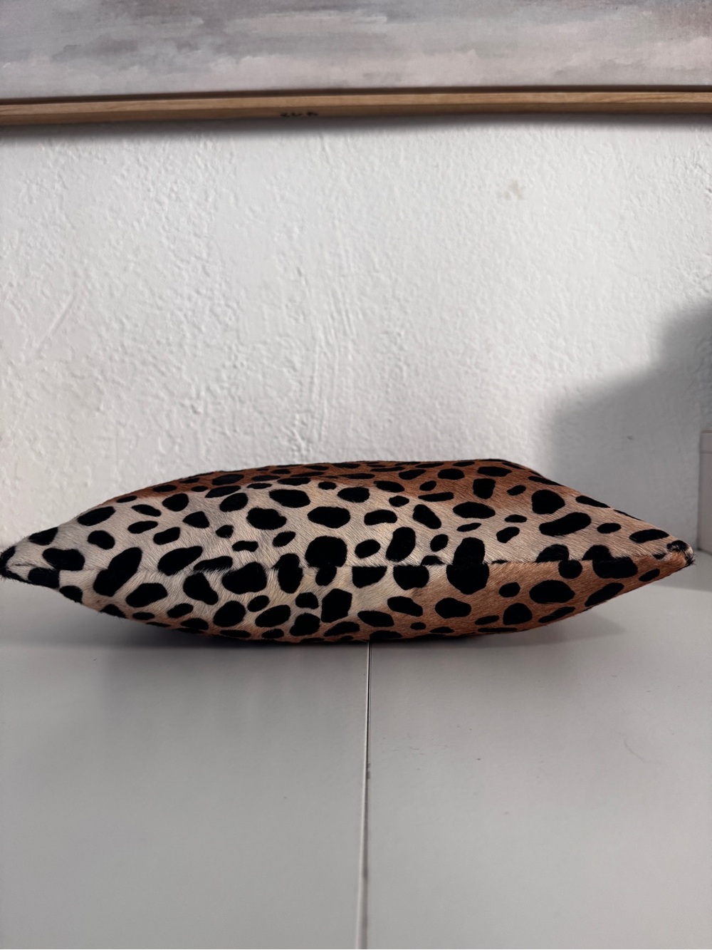Clare V Leopard Print Clutch in Brown and Black - Picture 3 of 14